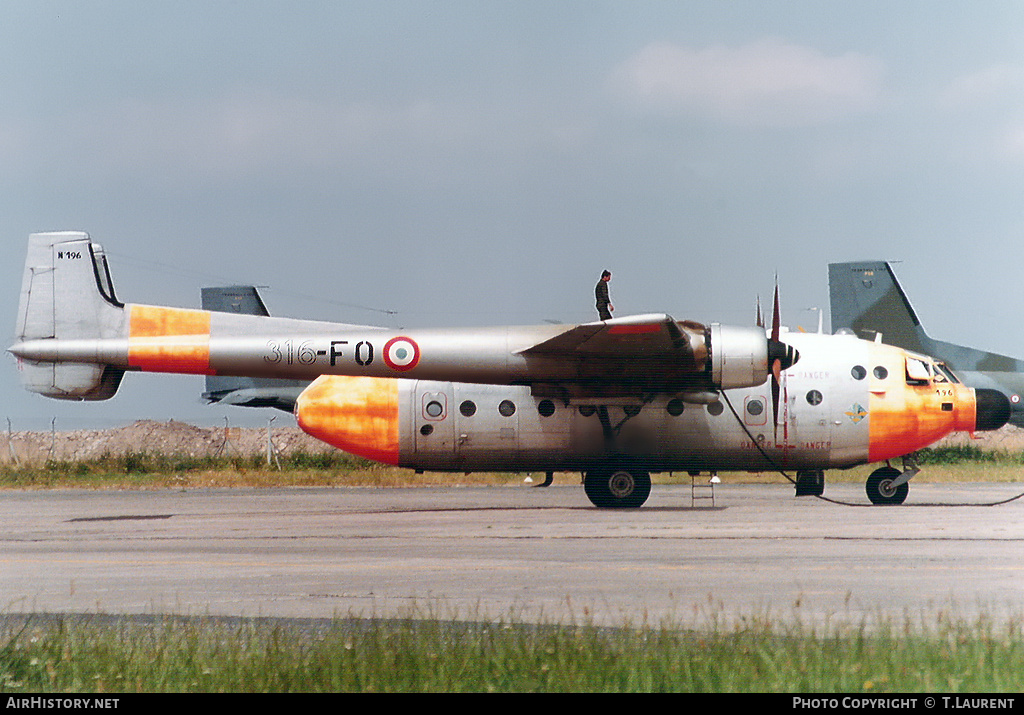Aircraft Photo of 196 | Nord 2501F-3/RNR Noratlas | France - Air Force | AirHistory.net #176838