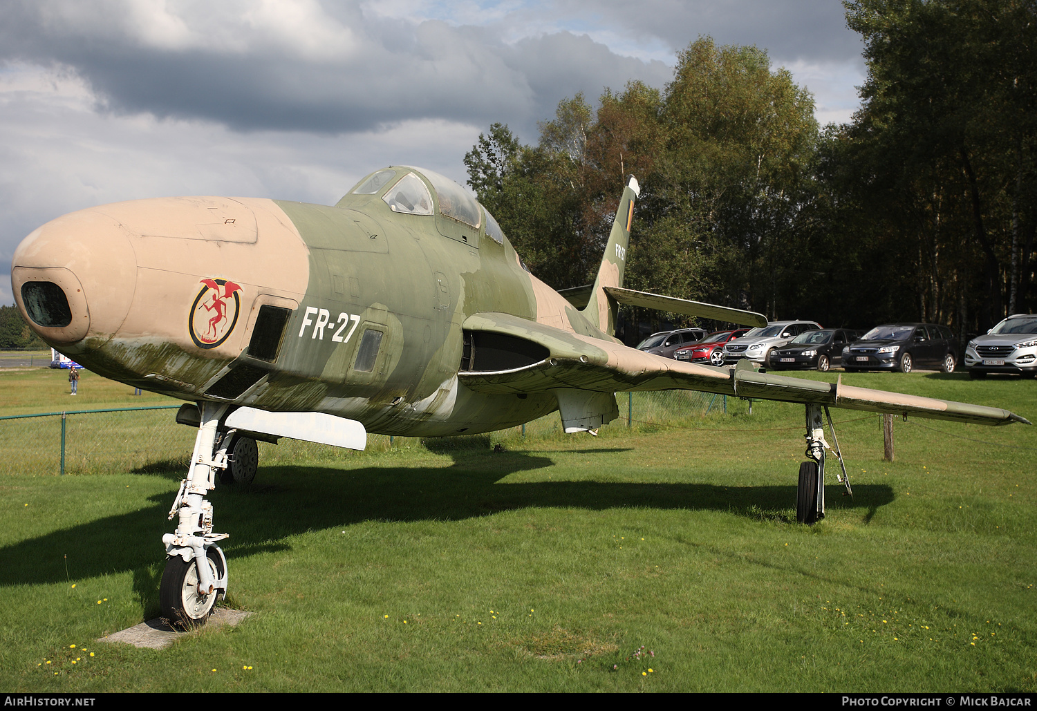 Aircraft Photo of FR-27 | Republic RF-84F Thunderflash | Belgium - Air Force | AirHistory.net #176846