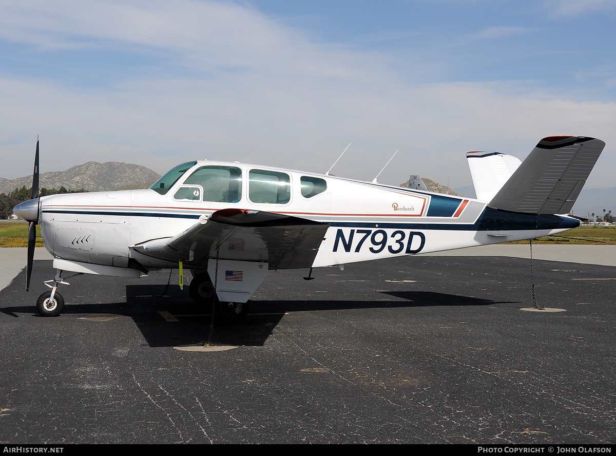 Aircraft Photo of N793D | Beech C35 Bonanza | AirHistory.net #176895