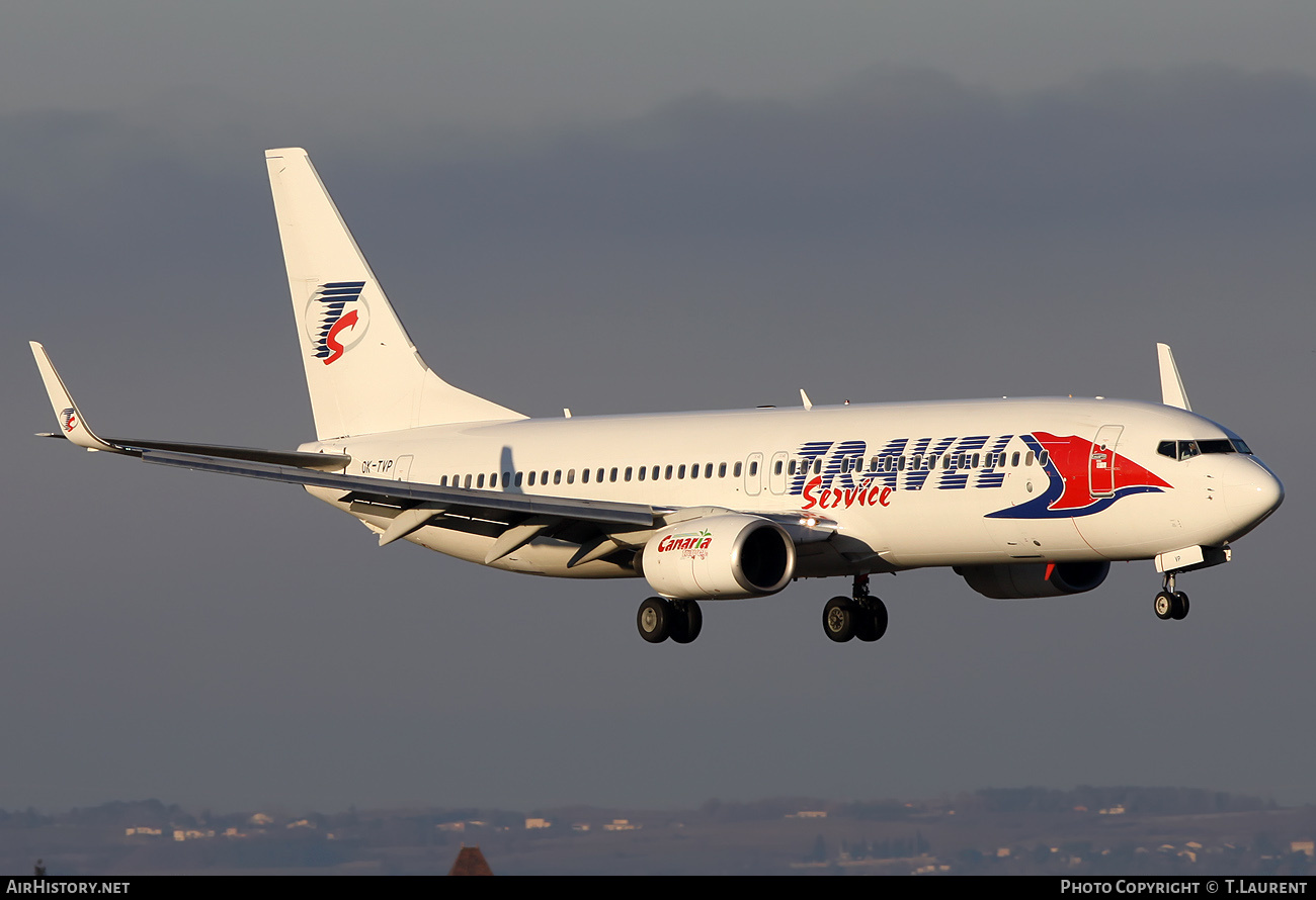 Aircraft Photo of OK-TVP | Boeing 737-8K5 | Travel Service | AirHistory.net #176899