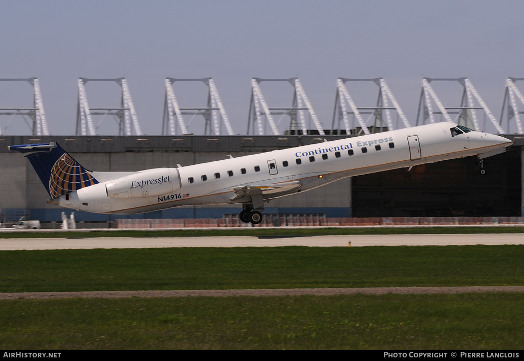 Aircraft Photo of N14916 | Embraer ERJ-145LR (EMB-145LR) | Continental Express | AirHistory.net #176903