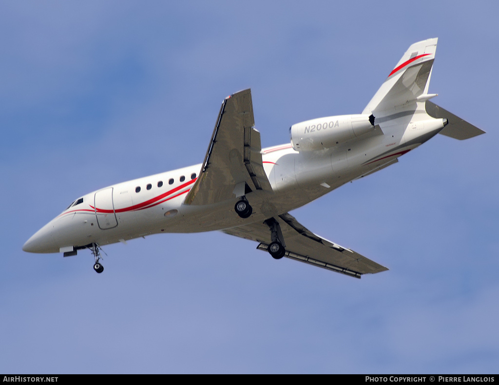 Aircraft Photo of N2000A | Dassault Falcon 2000EX | AirHistory.net #176907