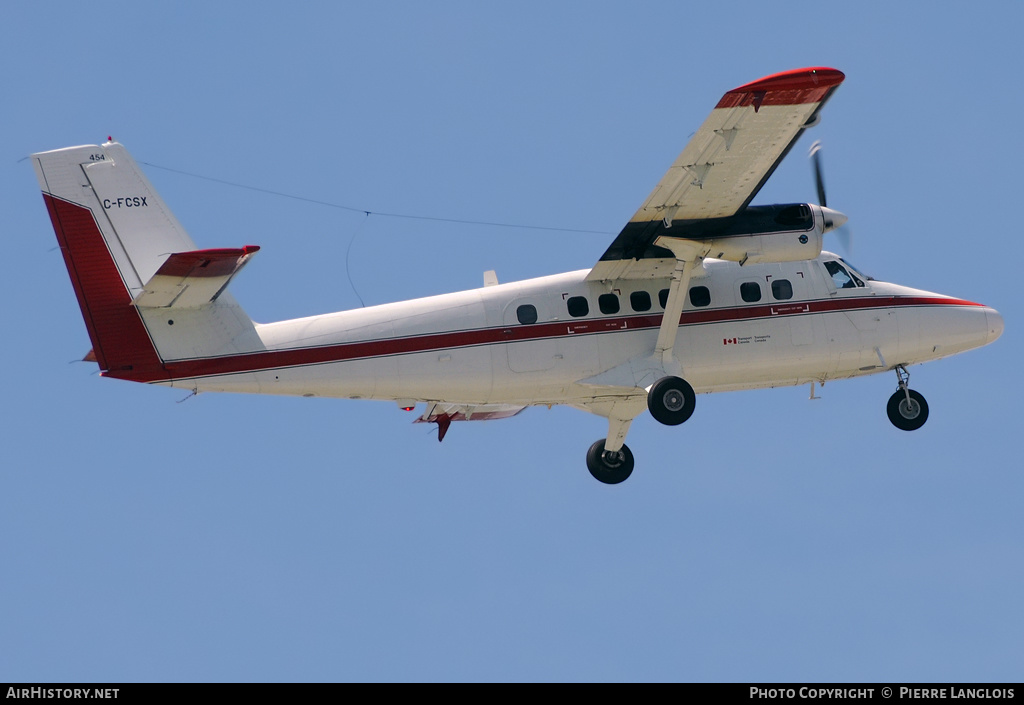 Aircraft Photo of C-FCSX | De Havilland Canada DHC-6-300 Twin Otter | Transport Canada | AirHistory.net #176913