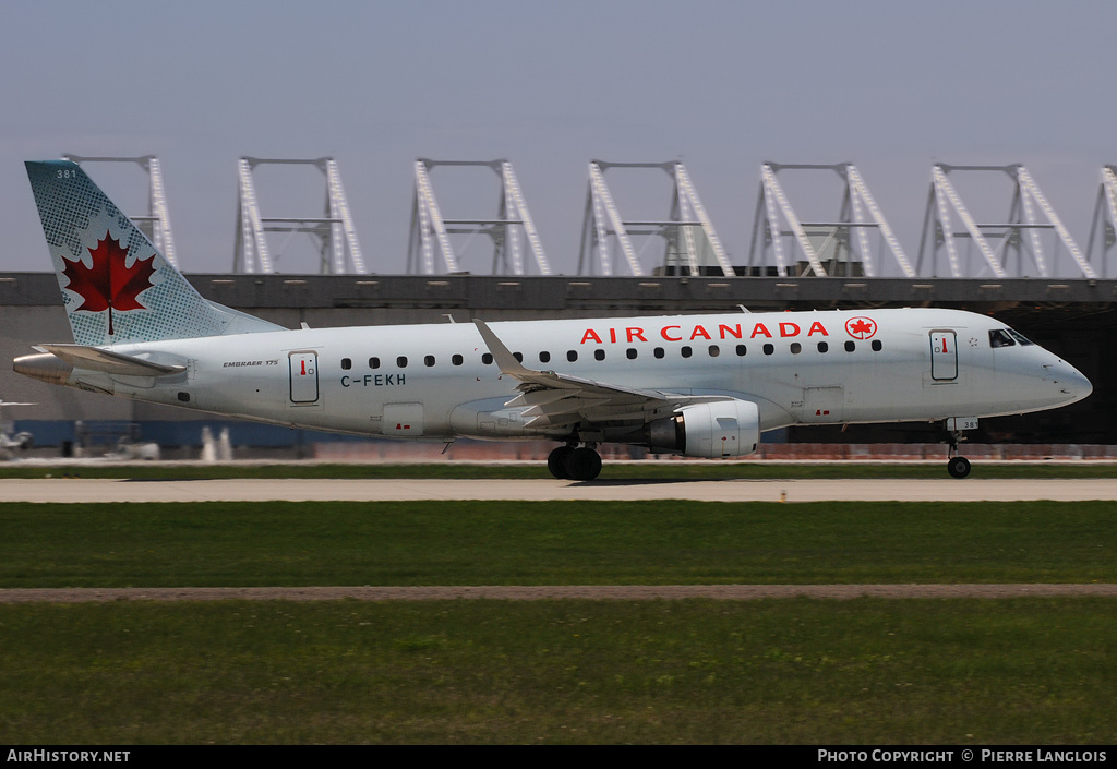 Aircraft Photo of C-FEKH | Embraer 175LR (ERJ-170-200LR) | Air Canada | AirHistory.net #176914