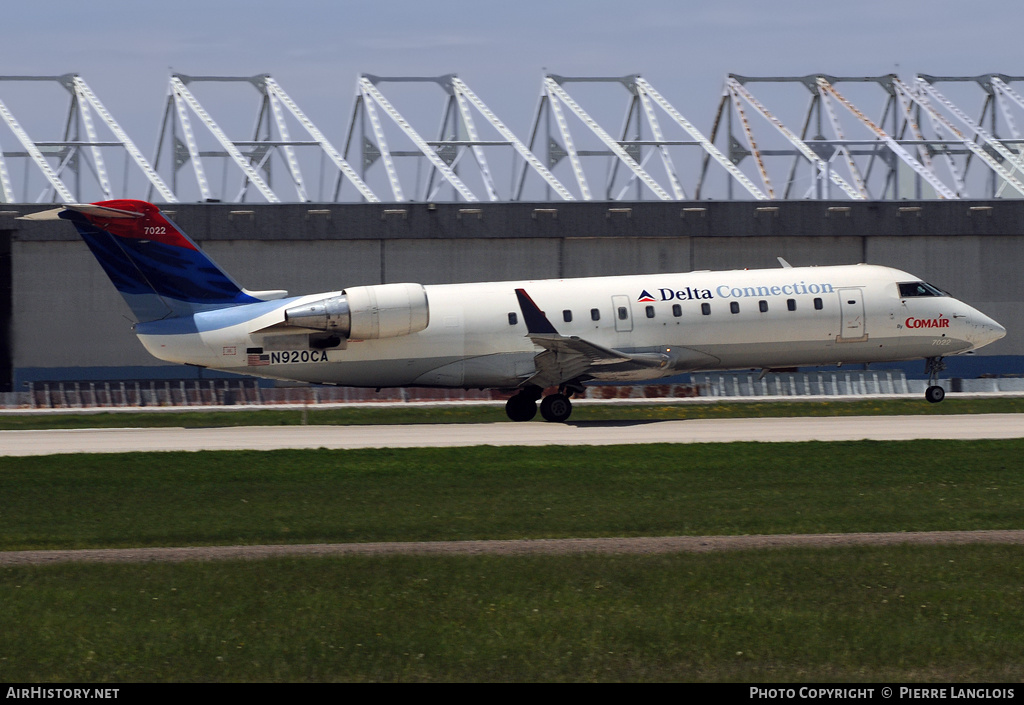 Aircraft Photo of N920CA | Canadair CRJ-100ER (CL-600-2B19) | Delta Connection | AirHistory.net #176926