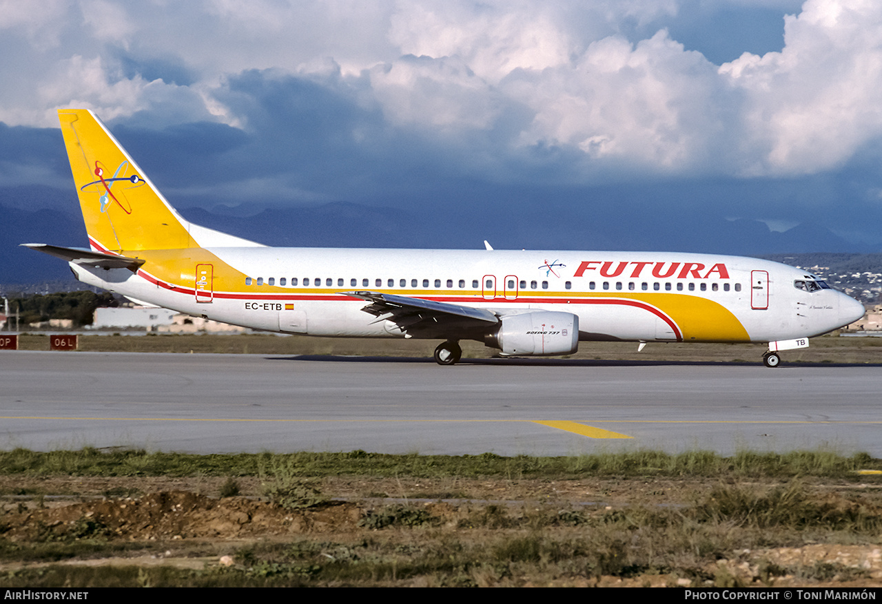 Aircraft Photo of EC-ETB | Boeing 737-4Y0 | Futura International Airways | AirHistory.net #176935