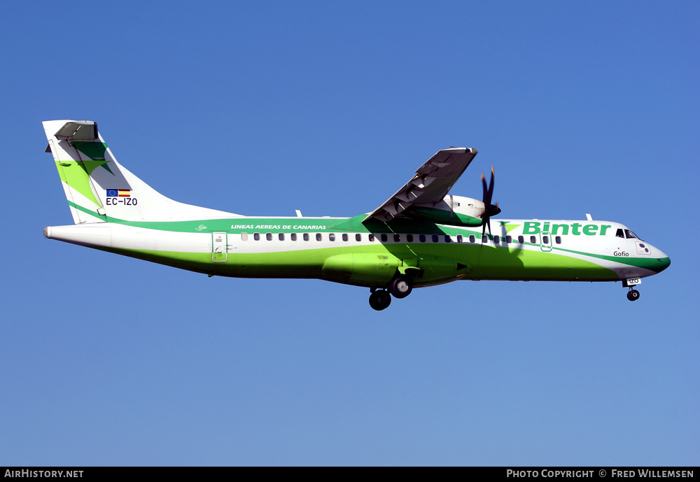 Aircraft Photo of EC-IZO | ATR ATR-72-500 (ATR-72-212A) | Binter Canarias | AirHistory.net #176979