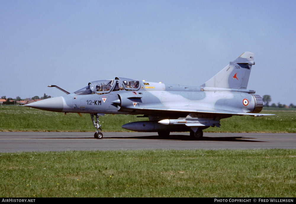 Aircraft Photo of 526 | Dassault Mirage 2000B | France - Air Force | AirHistory.net #176981