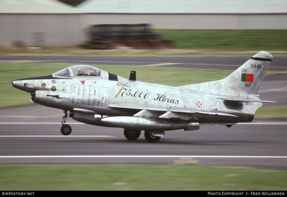 Aircraft Photo of 5445 | Fiat G-91R/3 | Portugal - Air Force | AirHistory.net