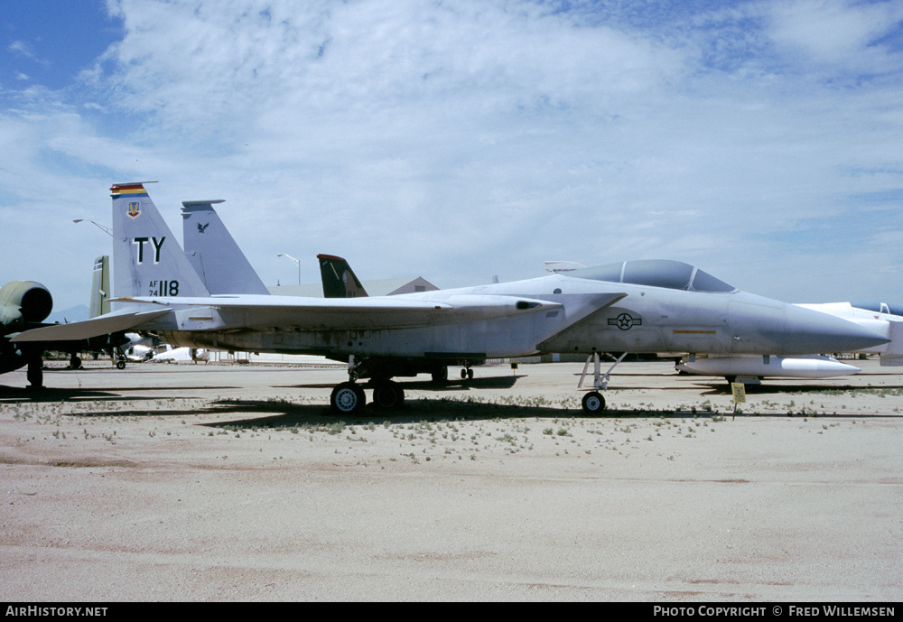 Aircraft Photo of 74-0118 / AF74-118 | McDonnell Douglas F-15A Eagle | USA - Air Force | AirHistory.net #177002