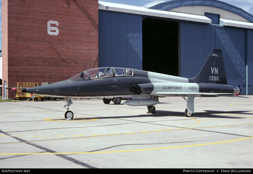 Aircraft Photo of 70-1565 / AF70-565 | Northrop T-38C Talon | USA - Air Force | AirHistory.net #177006