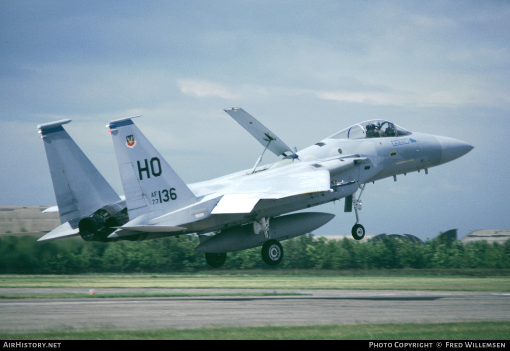 Aircraft Photo of 77-0136 / AF77-136 | McDonnell Douglas F-15A Eagle | USA - Air Force | AirHistory.net #177011
