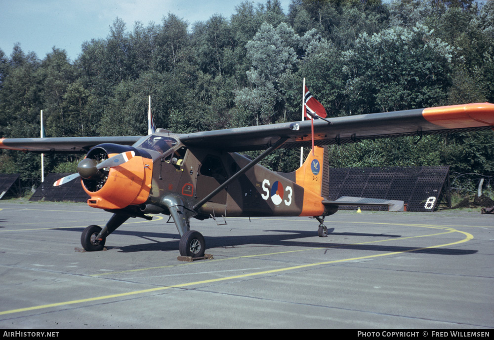 Aircraft Photo of S-3 / 55-3487 | De Havilland Canada U-6A Beaver | Netherlands - Air Force | AirHistory.net #177019