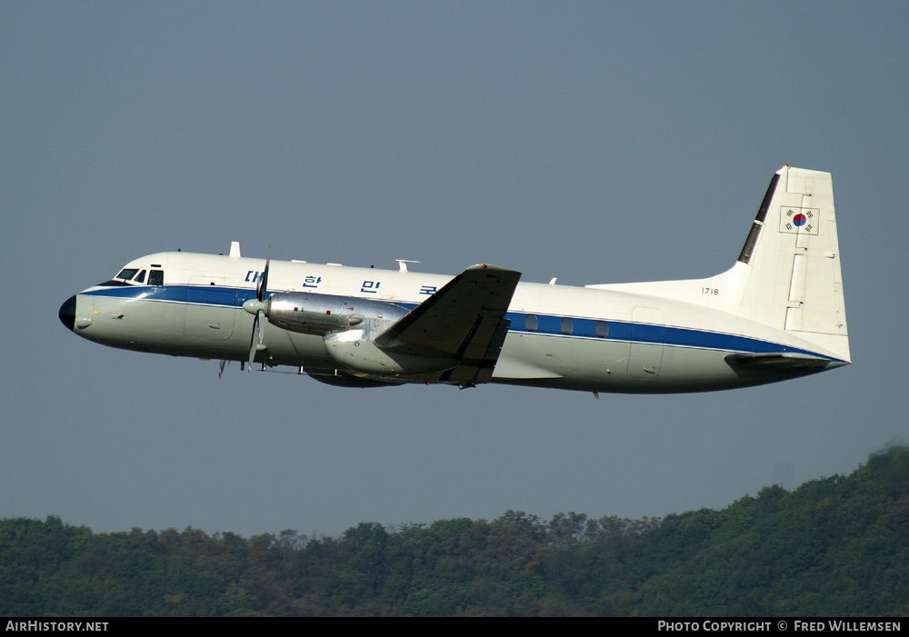 Aircraft Photo of 1718 | Hawker Siddeley HS-748 Srs2A/248 | South Korea - Air Force | AirHistory.net #177026