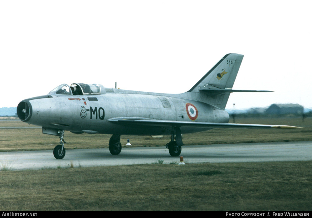 Aircraft Photo of 315 | Dassault MD-454 Mystere IV A | France - Air Force | AirHistory.net #177028
