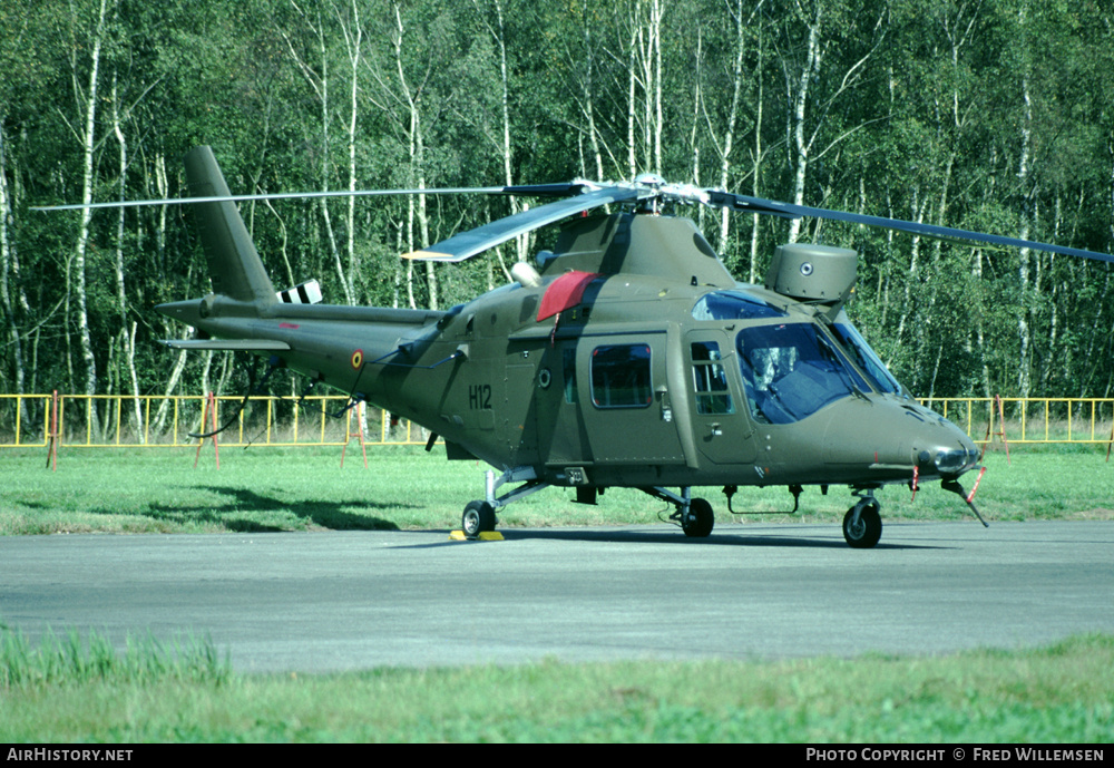Aircraft Photo of H12 | Agusta A-109HO (A-109BA) | Belgium - Army | AirHistory.net #177046