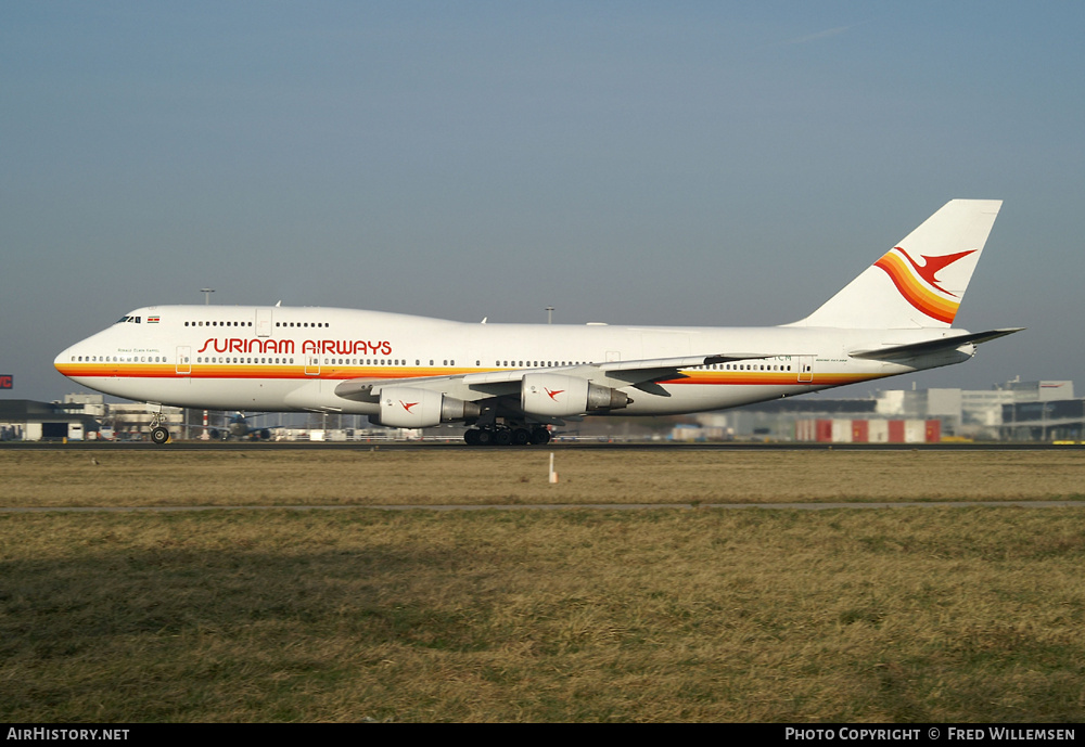 Aircraft Photo of PZ-TCM | Boeing 747-306M | Surinam Airways | AirHistory.net #177054