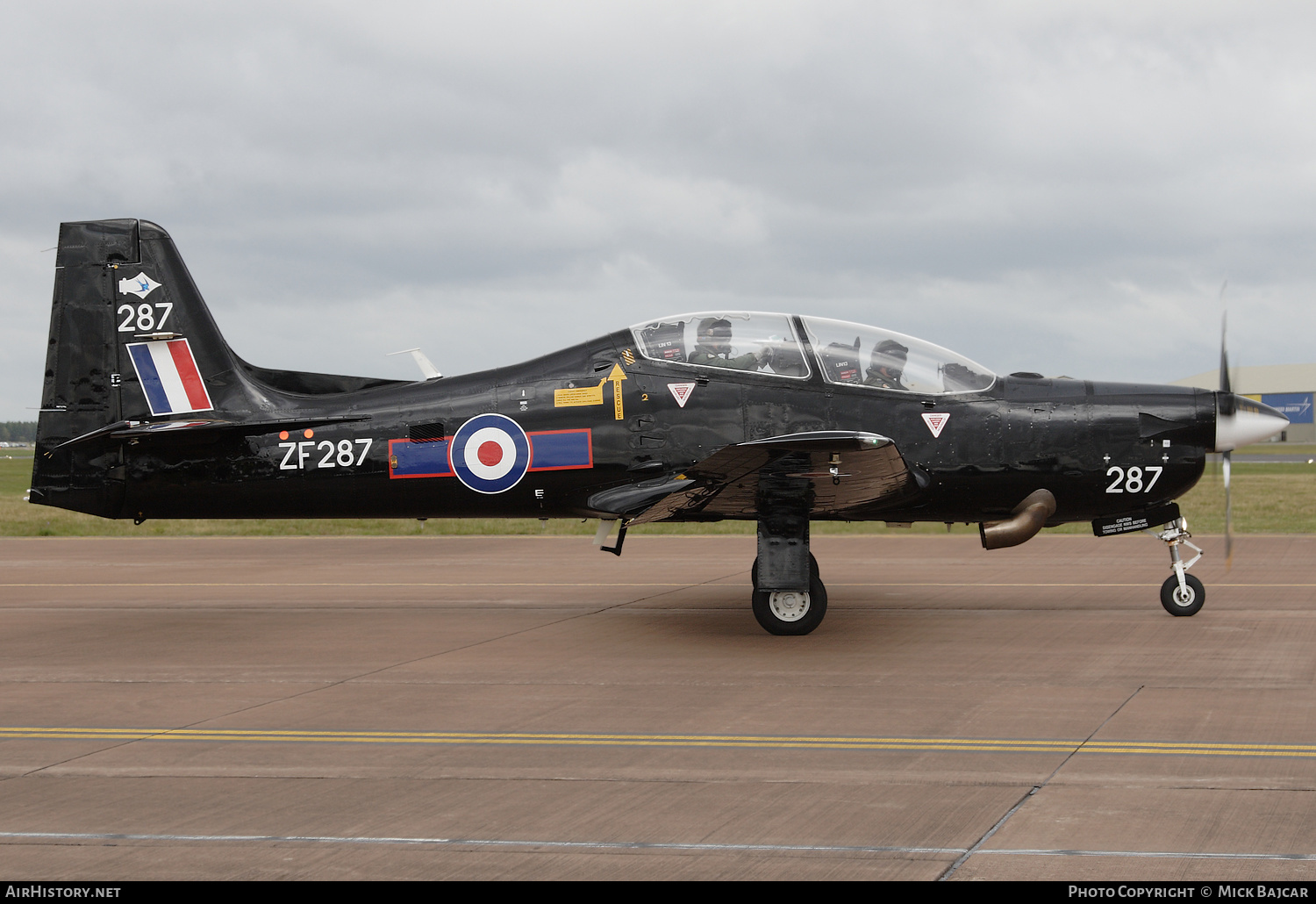 Aircraft Photo of ZF287 | Short S-312 Tucano T1 | UK - Air Force | AirHistory.net #177067