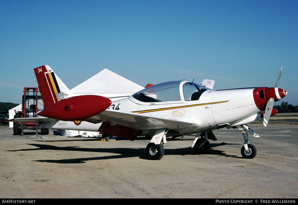 Aircraft Photo of ST-34 | SIAI-Marchetti SF-260MB | Belgium - Air Force | AirHistory.net #177068