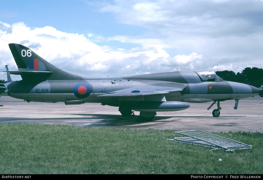 Aircraft Photo of XL619 | Hawker Hunter T7 | UK - Air Force | AirHistory.net #177071