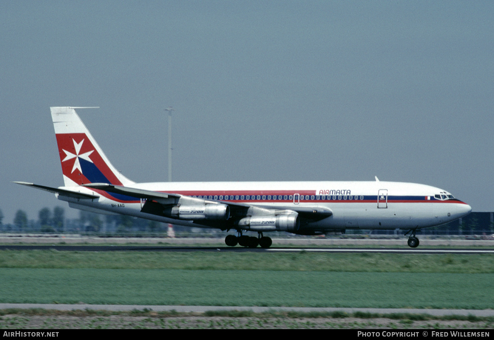 Aircraft Photo of 9H-AAO | Boeing 720-047B | Air Malta | AirHistory.net #177088