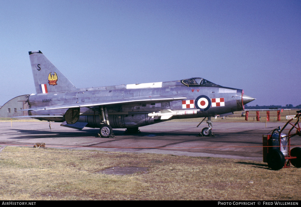 Aircraft Photo of XS897 | English Electric Lightning F6 | UK - Air Force | AirHistory.net #177091