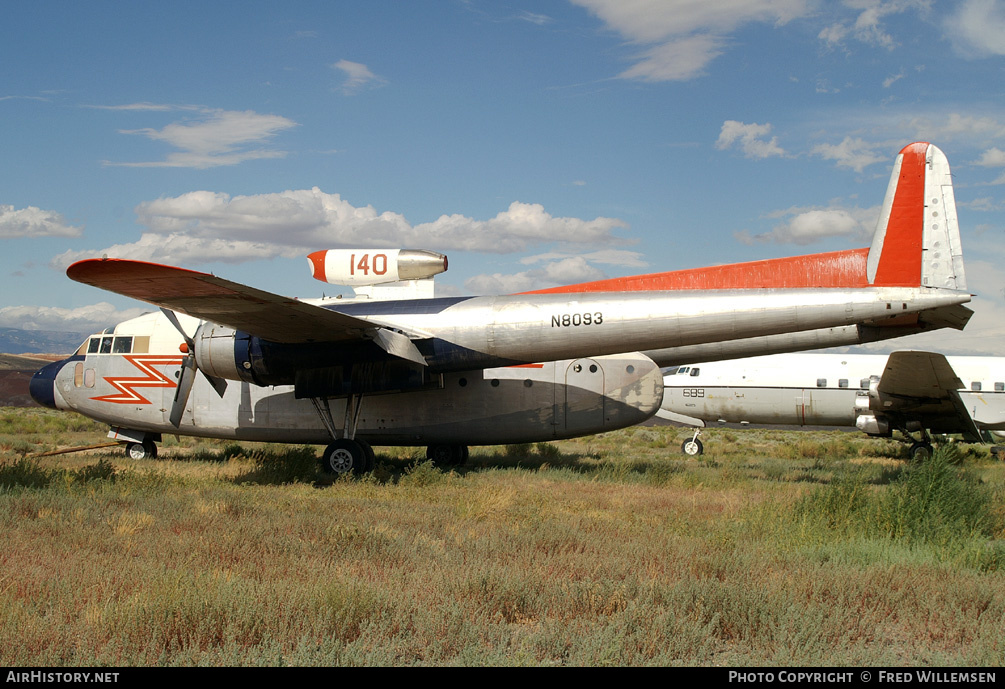 Aircraft Photo of N8093 | Fairchild C-119G Flying Boxcar | Hawkins & Powers Aviation | AirHistory.net #177098