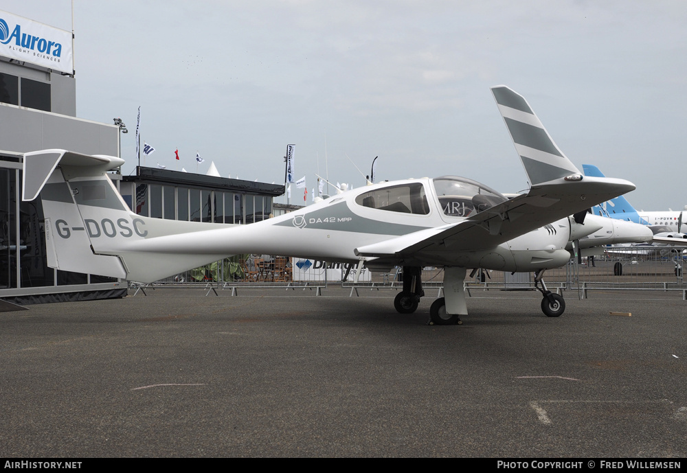 Aircraft Photo of G-DOSC | Diamond DA42 MPP Guardian | AirHistory.net #177104