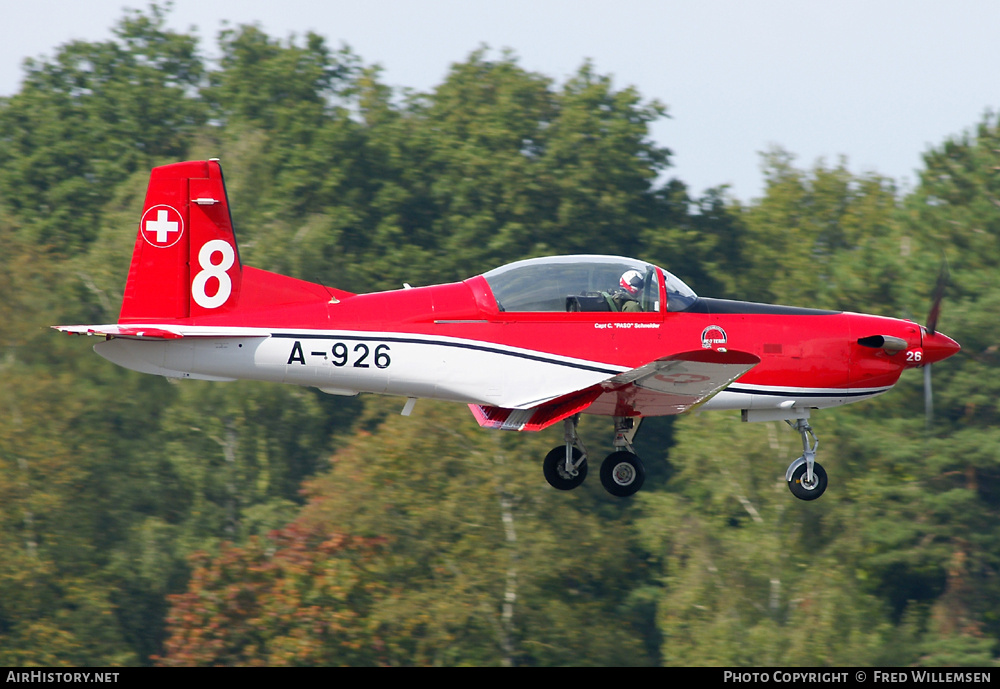 Aircraft Photo of A-926 | Pilatus NCPC-7 | Switzerland - Air Force | AirHistory.net #177114