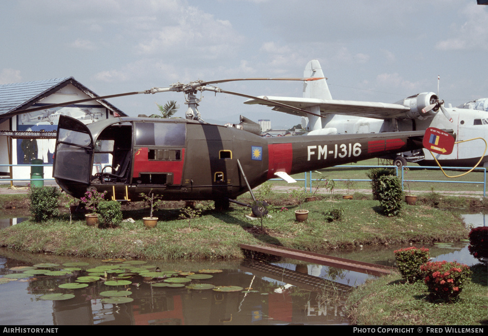 Aircraft Photo of FM-1316 | Sud SE-3160 Alouette III | Malaysia - Air Force | AirHistory.net #177116