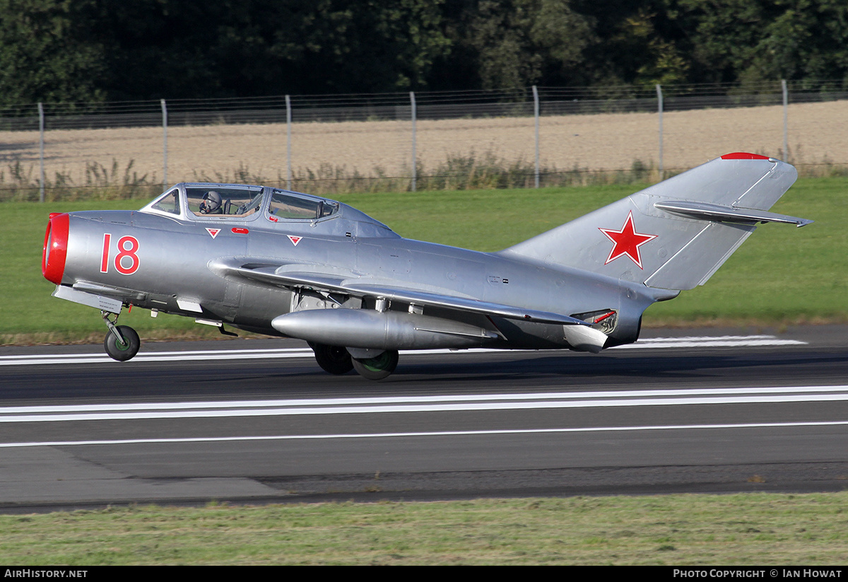 Aircraft Photo of N104CJ / 18 red | PZL-Mielec Lim-2 (MiG-15) | Soviet Union - Air Force | AirHistory.net #177118