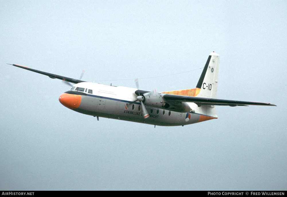 Aircraft Photo of C-10 | Fokker F27-300M Troopship | Netherlands - Air Force | AirHistory.net #177136