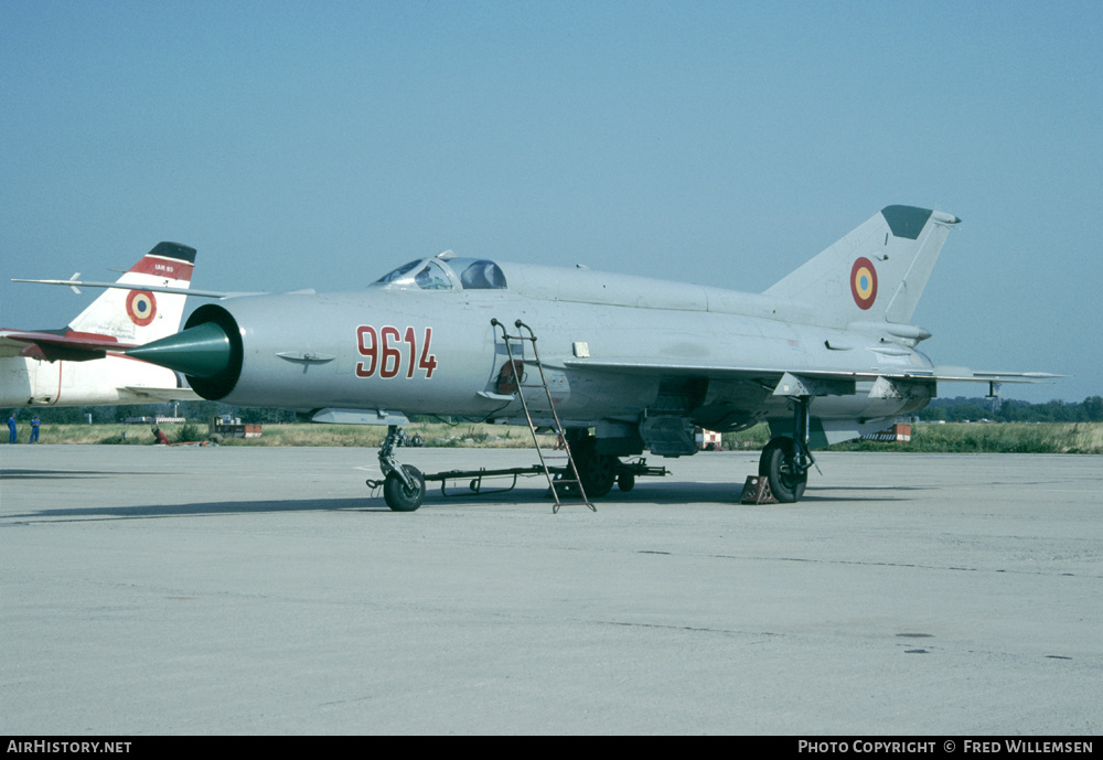 Aircraft Photo of 9614 | Mikoyan-Gurevich MiG-21MF | Romania - Air Force | AirHistory.net #177158