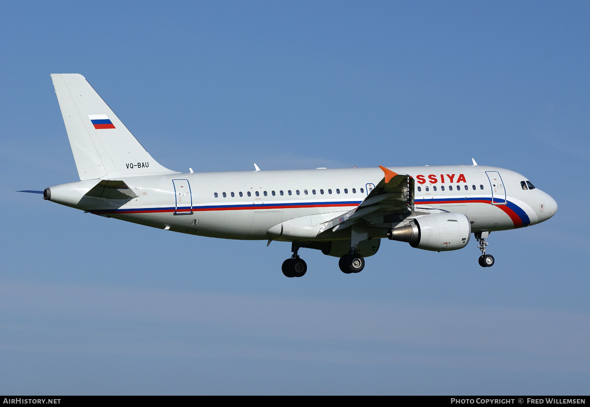 Aircraft Photo of VQ-BAU | Airbus A319-111 | Rossiya - Russian Airlines | AirHistory.net #177178