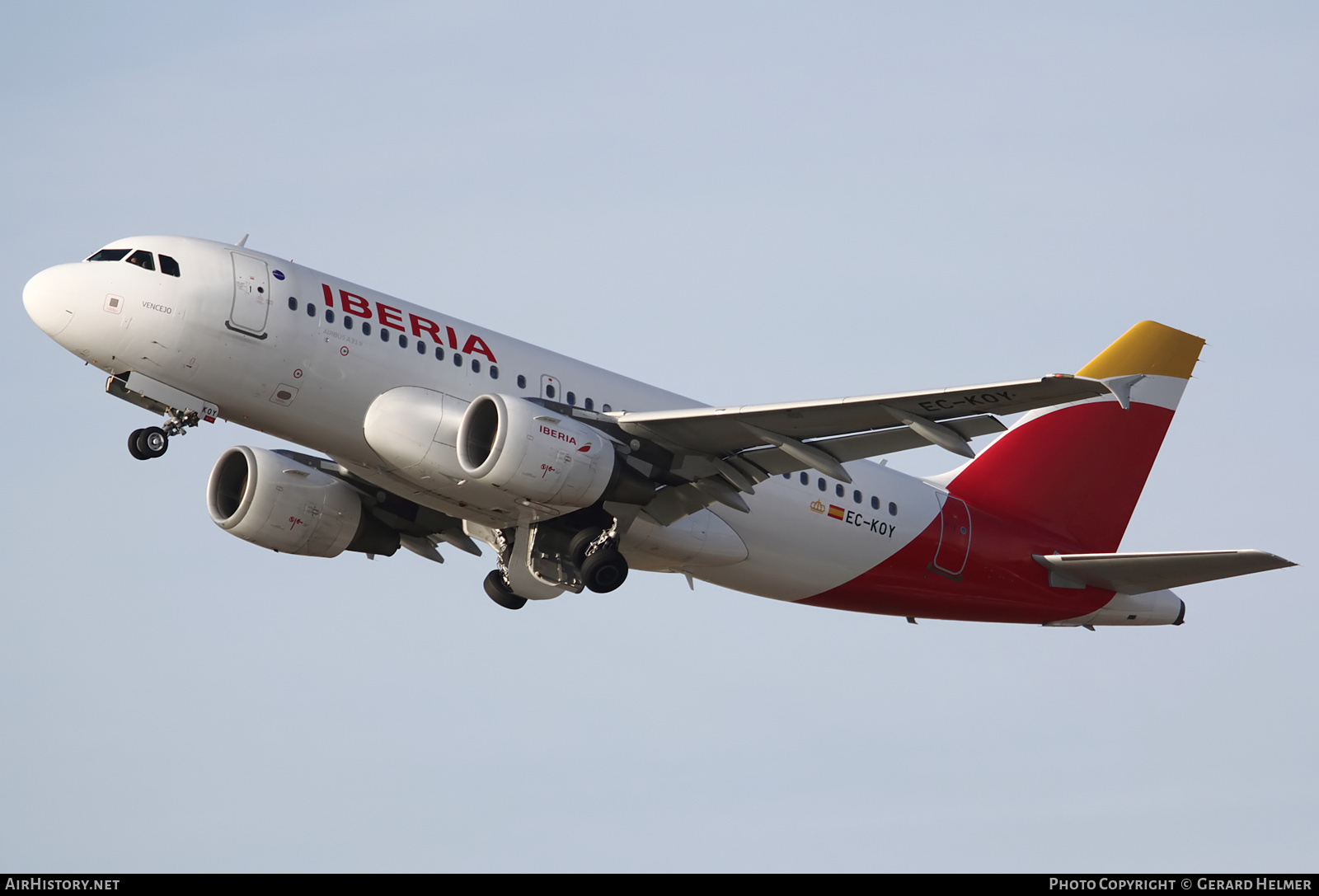 Aircraft Photo of EC-KOY | Airbus A319-111 | Iberia | AirHistory.net #177199