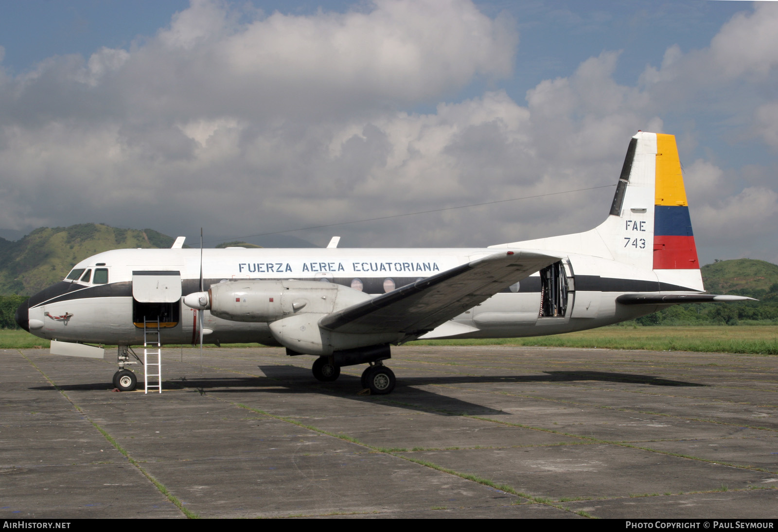 Aircraft Photo of FAE-743 | Hawker Siddeley HS-748 Srs2A/285LFD | Ecuador - Air Force | AirHistory.net #177239