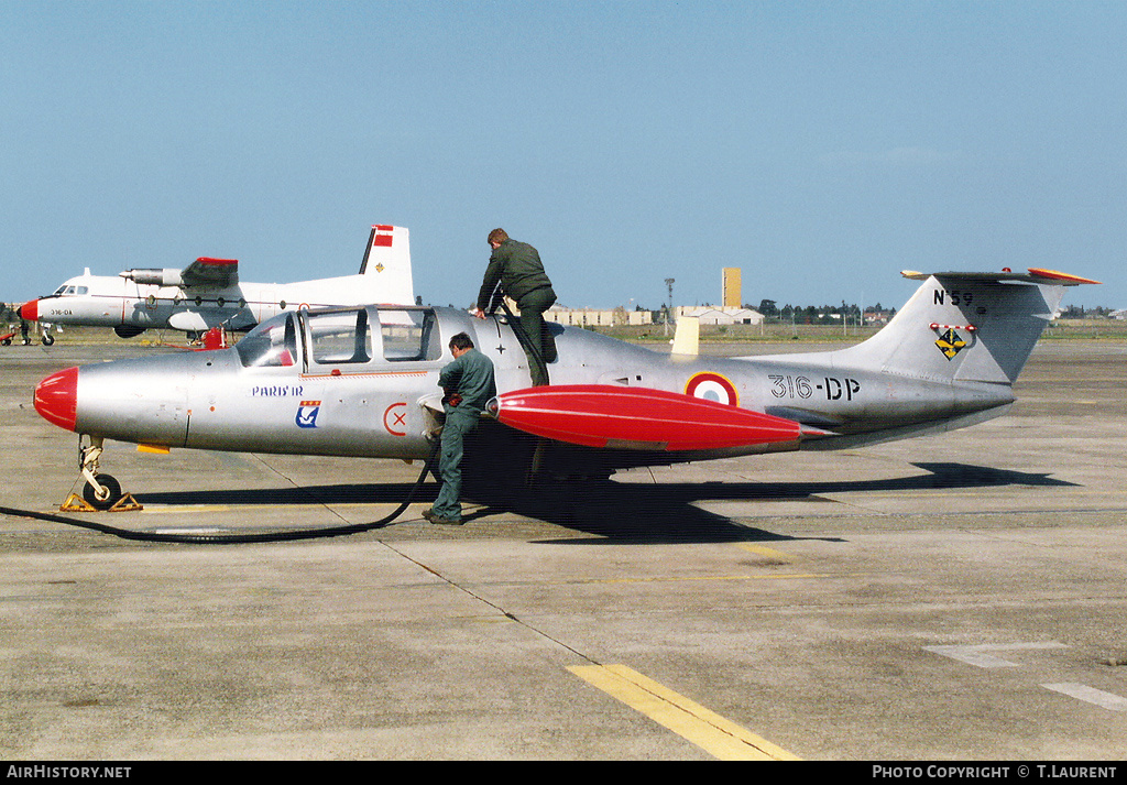 Aircraft Photo of 59 | Morane-Saulnier MS-760 Paris IR | France - Air Force | AirHistory.net #177246