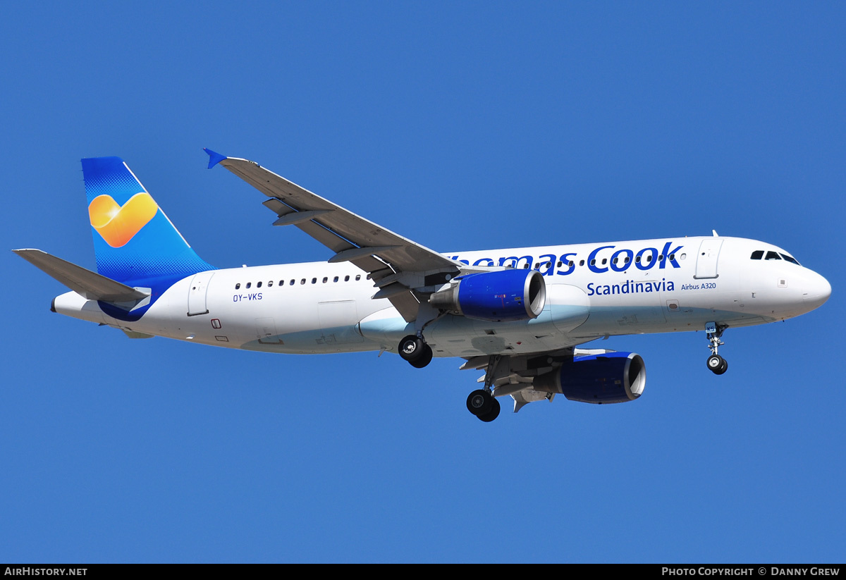 Aircraft Photo of OY-VKS | Airbus A320-214 | Thomas Cook Airlines Scandinavia | AirHistory.net #177252