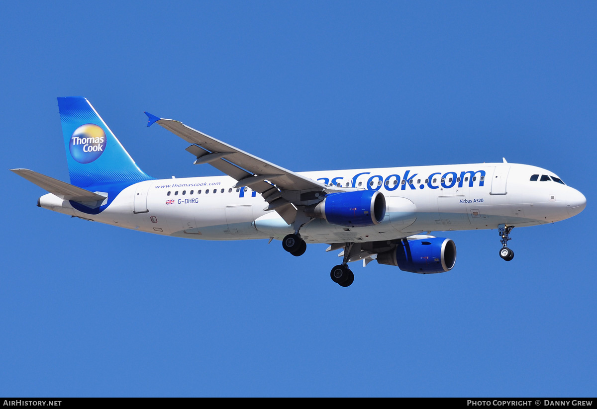 Aircraft Photo of G-DHRG | Airbus A320-214 | Thomas Cook Airlines | AirHistory.net #177265