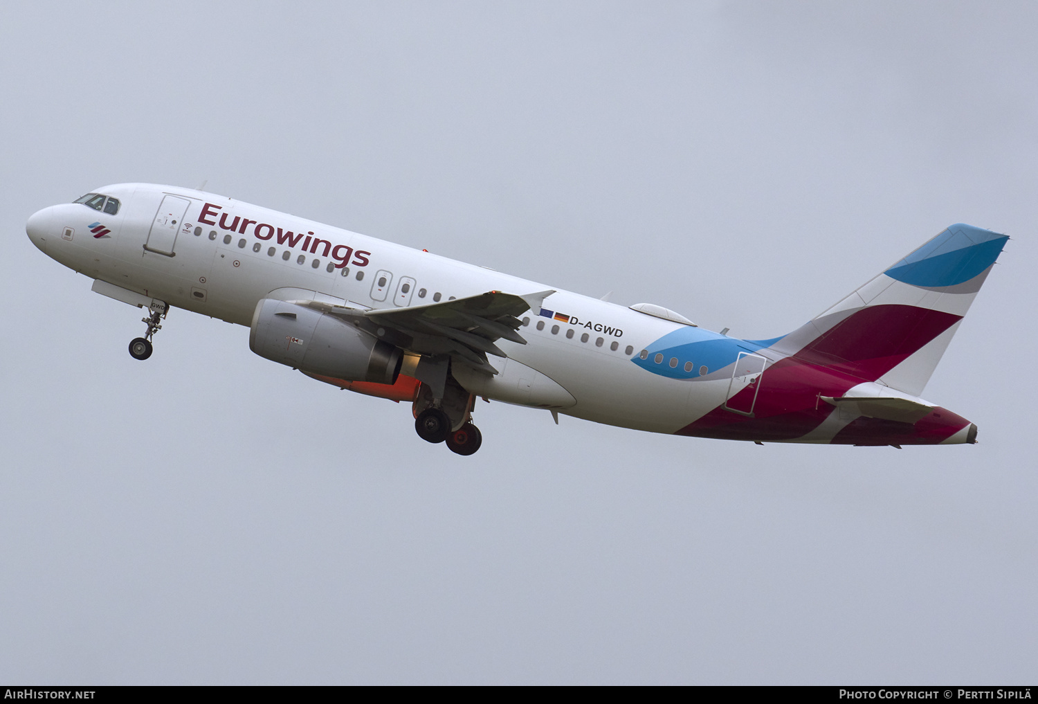 Aircraft Photo of D-AGWD | Airbus A319-132 | Eurowings | AirHistory.net #177310