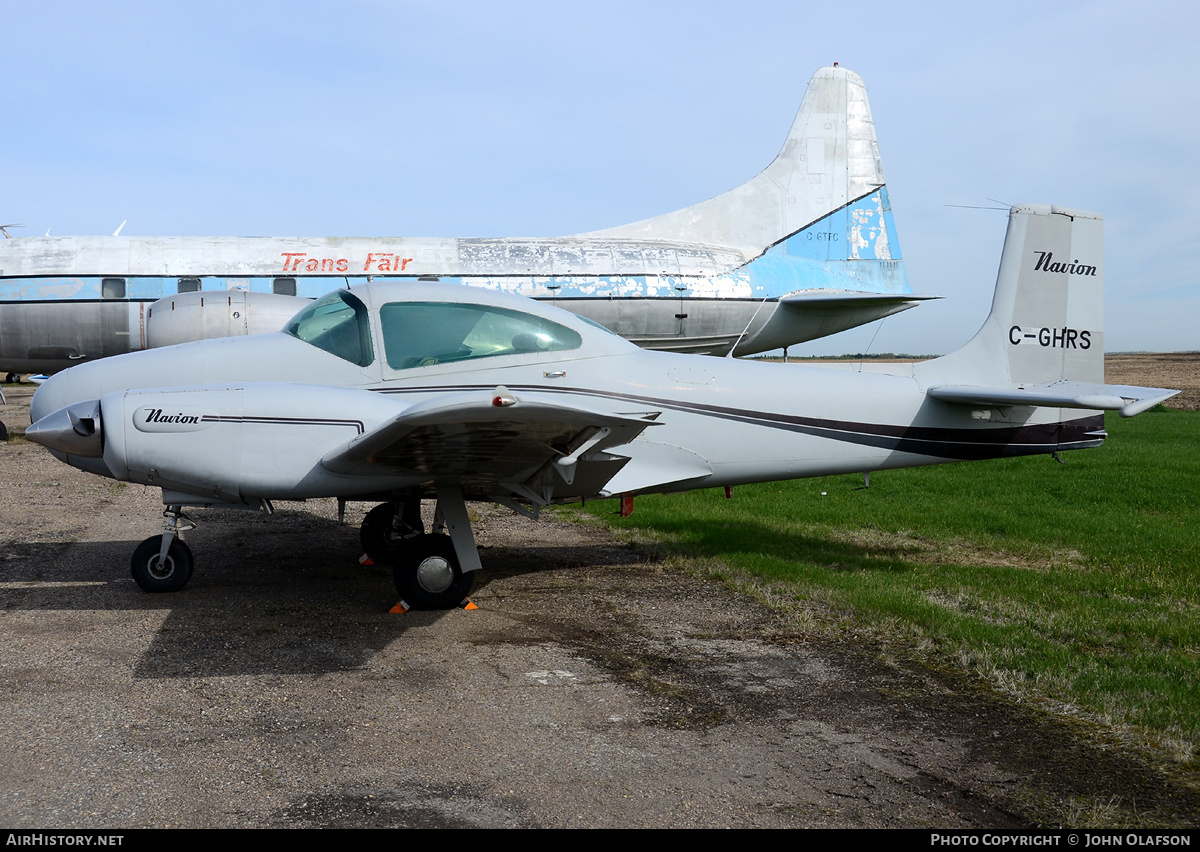Aircraft Photo of C-GHRS | Temco / Riley D-16 Twin Navion | AirHistory.net #177320
