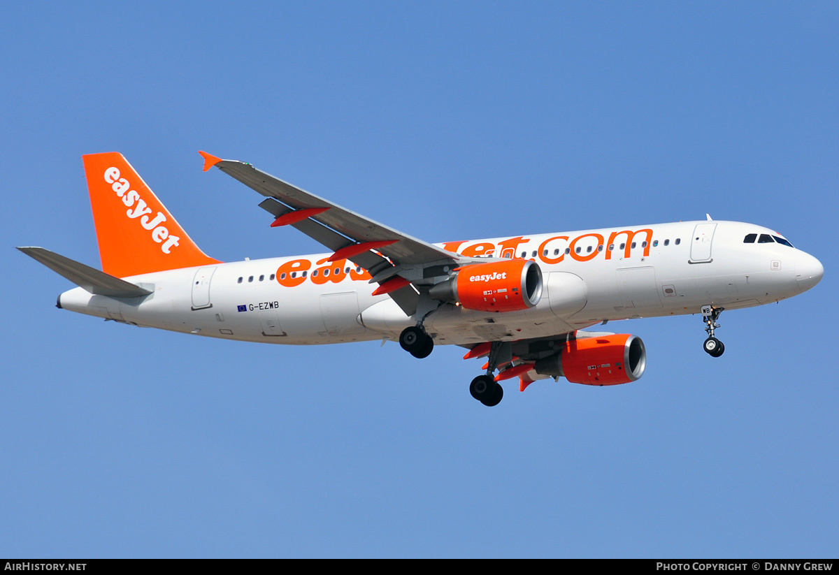 Aircraft Photo of G-EZWB | Airbus A320-214 | EasyJet | AirHistory.net #177337