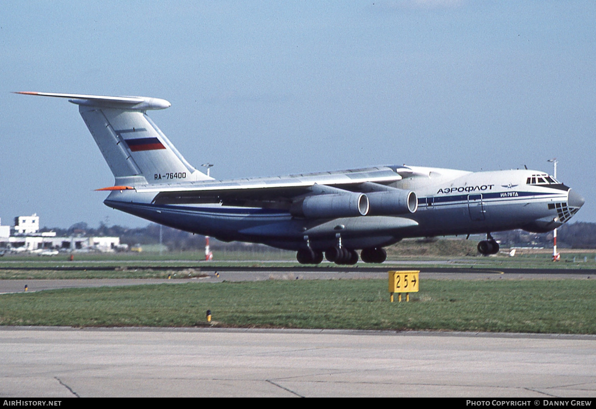 Aircraft Photo of RA-76400 | Ilyushin Il-76TD | Aeroflot | AirHistory.net #177366