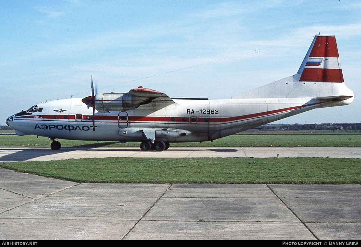 Aircraft Photo of RA-12983 | Antonov An-12B | Aeroflot | AirHistory.net #177380