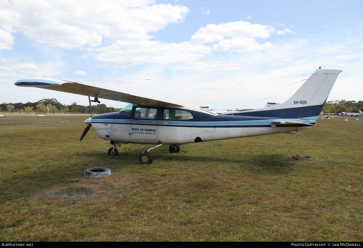 Aircraft Photo of VH-RQD | Cessna 210M Centurion | Geikie Air Charter | AirHistory.net #177383