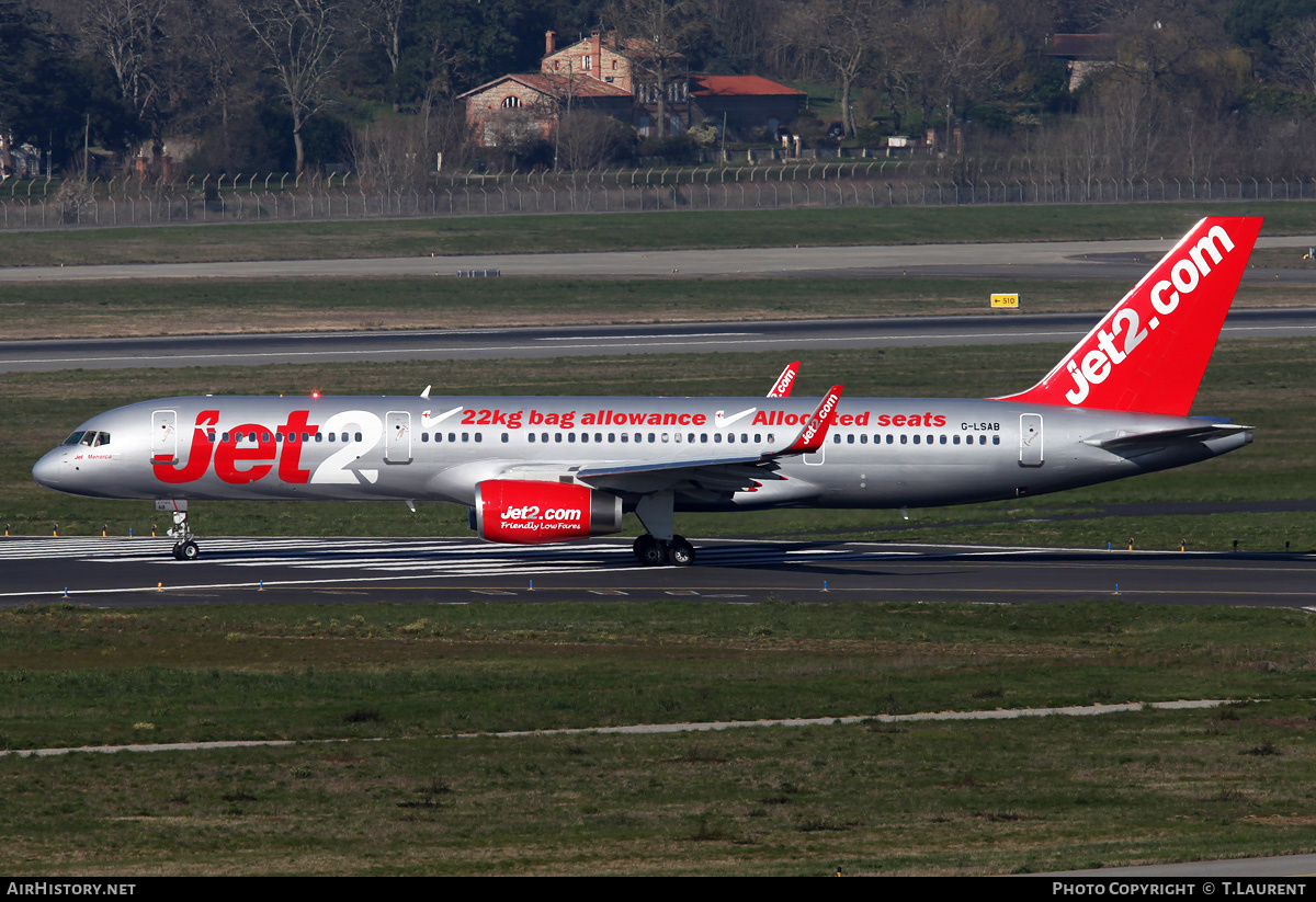 Aircraft Photo of G-LSAB | Boeing 757-27B | Jet2 | AirHistory.net #177388