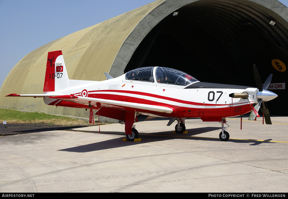 Aircraft Photo of 10-07 | Korea Aerospace KT-1T Woong-Bee | Turkey - Air Force | AirHistory.net #177405