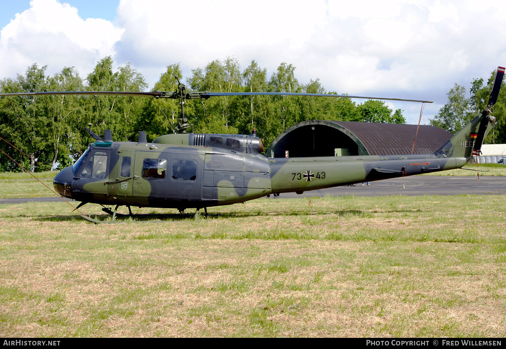 Aircraft Photo of 7343 | Bell UH-1D Iroquois | Germany - Army | AirHistory.net #177407
