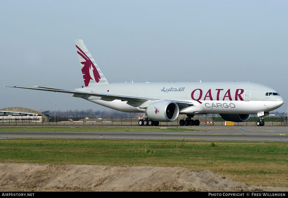 Aircraft Photo of A7-BFD | Boeing 777-FDZ | Qatar Airways Cargo | AirHistory.net #177416