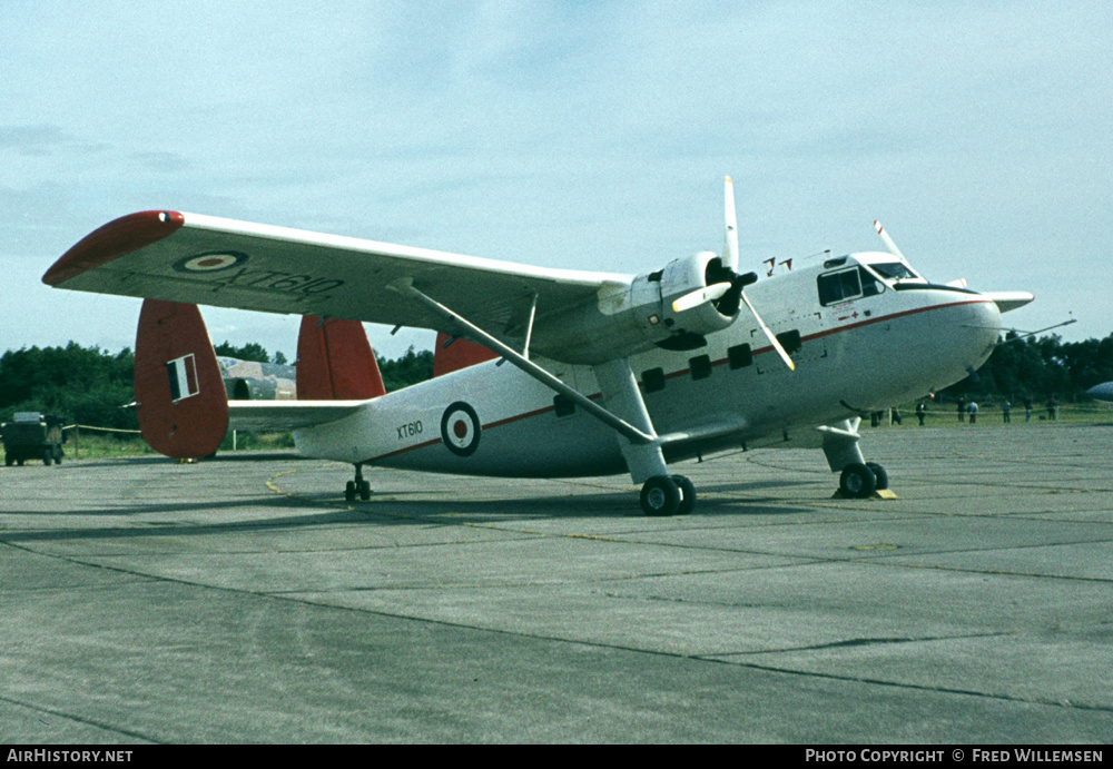 Aircraft Photo of XT610 | Scottish Aviation Twin Pioneer CC.2 | UK - Air Force | AirHistory.net #177420